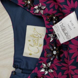 Chesty - Chesty 花柄 ビジュー ワンピースの通販 by カナリア's shop