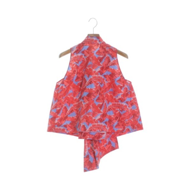 MSGM エムエスジーエム ブラウス 40(M位) 赤(ボタニカル) 【古着】【中古】