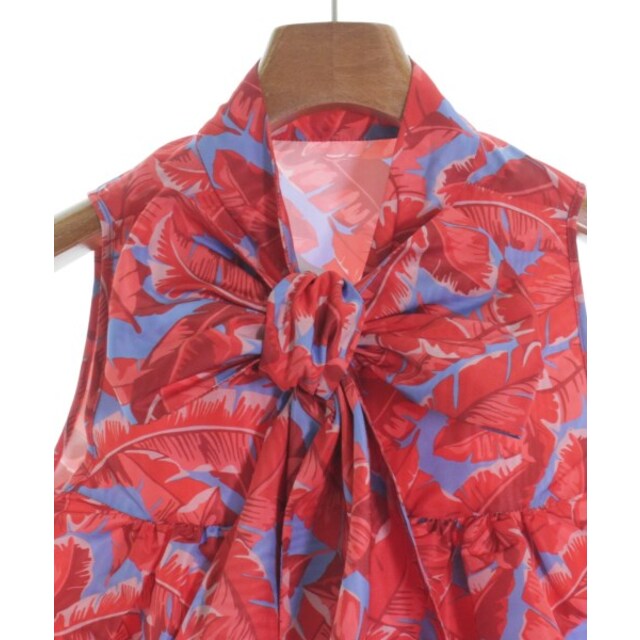 MSGM エムエスジーエム ブラウス 40(M位) 赤(ボタニカル) 【古着】【中古】