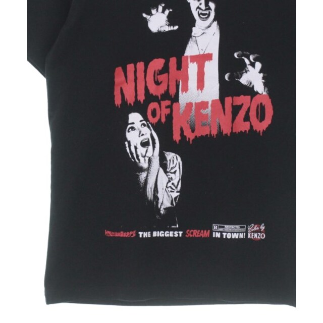 KENZO(ケンゾー)のKENZO ケンゾー Tシャツ・カットソー M 黒 【古着】【中古】 メンズのトップス(Tシャツ/カットソー(半袖/袖なし))の商品写真