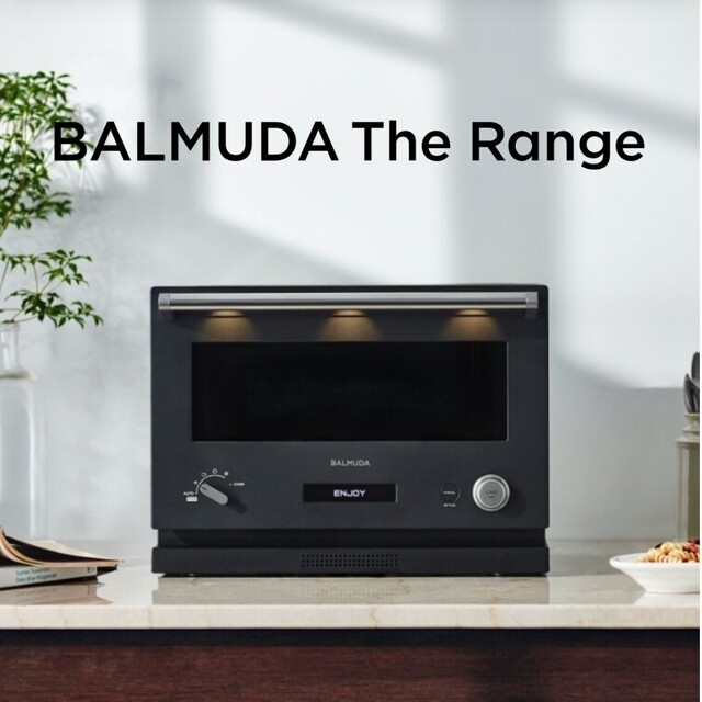 バルミューダ BALMUDA The Range K04A-BK（ブラック） スマホ/家電/カメラの調理家電(電子レンジ)の商品写真