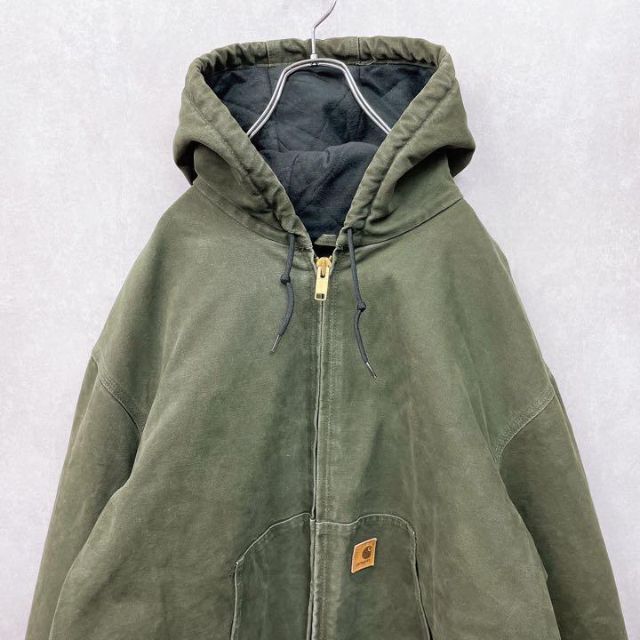 肩幅61cmcarhartt  アクティブジャケット3XL  希少カラー　ヴィンテージ