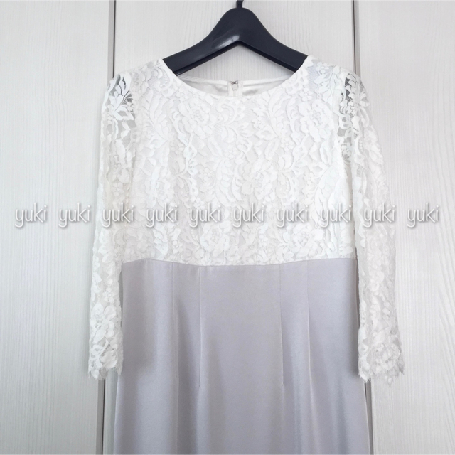 新品タグ付き】ANAYI レース切替 ワンピース 38サイズ-