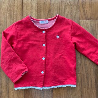 ポロラルフローレン(POLO RALPH LAUREN)のラルフローレンのフリルカーディガン 95(カーディガン)