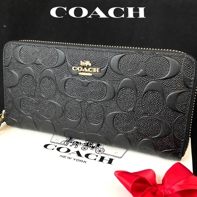 COACH(コーチ)の贈り物にも☆コーチ 財布 エンボスドシグネチャー メンズレディス メンズのファッション小物(長財布)の商品写真