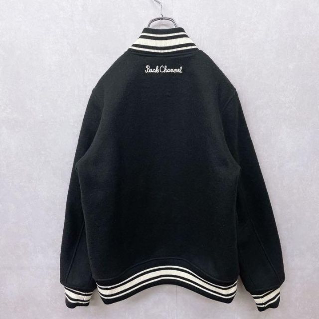 Back Channel ワッペン 刺繍 付き ウール スタジャン ロゴワッペン+