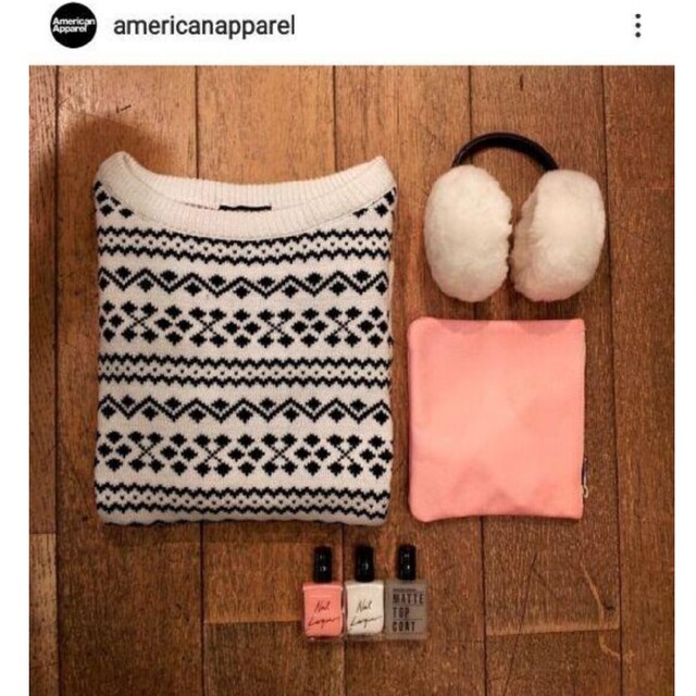 American Apparel(アメリカンアパレル)のAmerican Apparel  ノルディック柄ニット レディースのトップス(ニット/セーター)の商品写真
