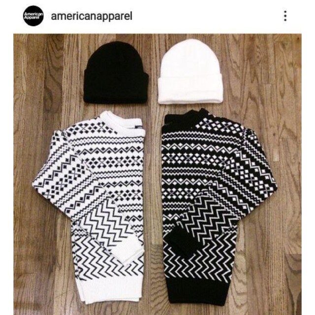 American Apparel(アメリカンアパレル)のAmerican Apparel  ノルディック柄ニット レディースのトップス(ニット/セーター)の商品写真
