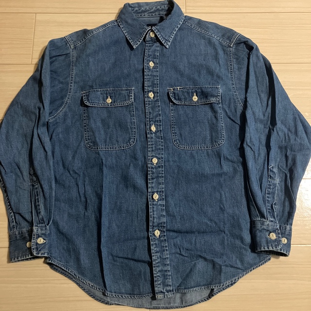 GAP - OLD GAP インディゴデニムシャツ 90s vintage ギャップ USAの