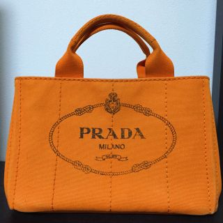 PRADA - 【鑑定済み】プラダ カナパ ミニ Sサイズ オレンジ PRADAの ...