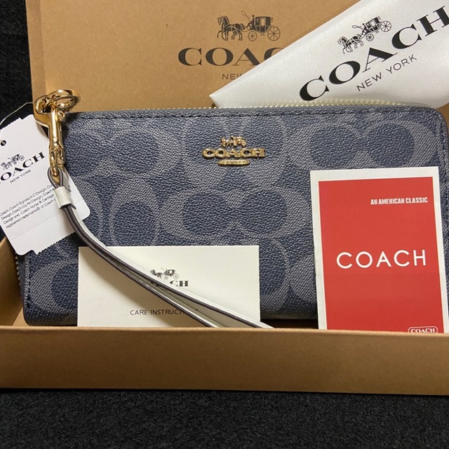 COACH(コーチ)の贈り物にも☆コーチ 新作 財布 デニムカラー メンズレディス メンズのファッション小物(長財布)の商品写真