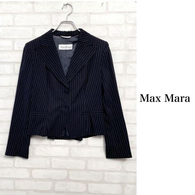 [極美品] MaxMara マックスマーラ テーラードジャケット 白タグ