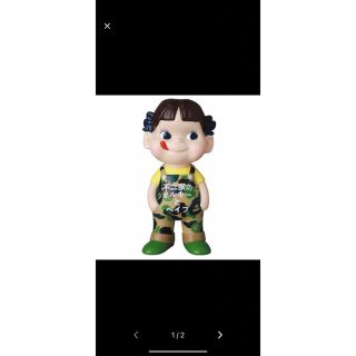 フジヤ(不二家)の不二家ソフビコレクション BAPE(R) × ペコちゃん （グリーン）(キャラクターグッズ)