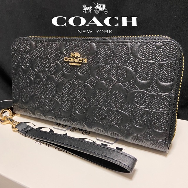 COACH(コーチ)の削除セール！贈り物にも☆コーチ 新作 財布 本革シグネチャー  メンズレディス メンズのファッション小物(長財布)の商品写真