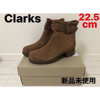 クラークス(Clarks)のCLARKS クラークス マラナアンバー ショートブーツ  22.5 ブラウン(ブーツ)