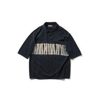 ビームスライツ(BEAMS LIGHTS)の【NAVY】BEAMS LIGHTS / タイダイ ニット ポロシャツ(ポロシャツ)