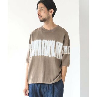 ビームスライツ(BEAMS LIGHTS)の【BEIGE】BEAMS LIGHTS / タイダイ クルーネック Tシャツ(ニット/セーター)