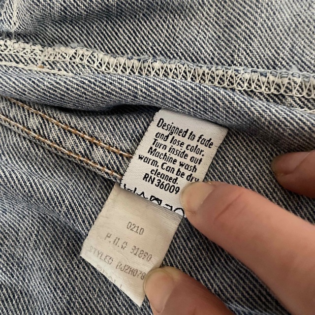 Calvin Klein(カルバンクライン)のカルバンクライン　デニムジャケットUSA Ｓサイズ レディースのジャケット/アウター(Gジャン/デニムジャケット)の商品写真