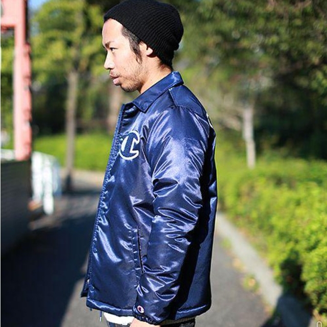 Champion Coach Jacket(C3-G605) Navy