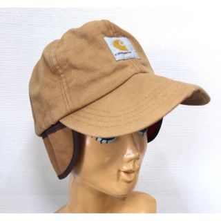 カーハート(carhartt)の90s USA製 耳あて カーハート ダックキャップ 防寒 帽子 ビンテージ(キャップ)