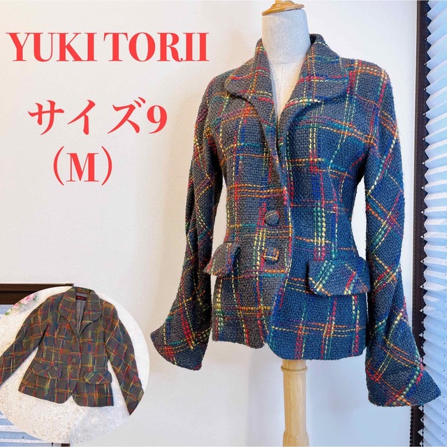 3585　 YUKI TORII (ユキトリイ)　薄手ジャケット　L