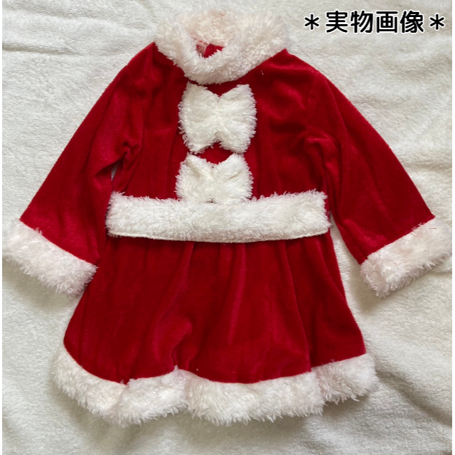 キッズ ベビー クリスマス f サンタ ハロウィン セット 可愛い 110 キッズ/ベビー/マタニティのキッズ服女の子用(90cm~)(ワンピース)の商品写真