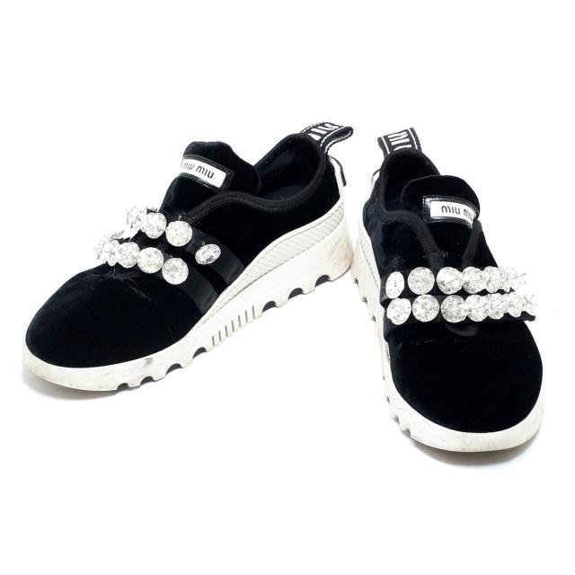 ミュウミュウ スニーカー 36 レディース - floraltrendy.com