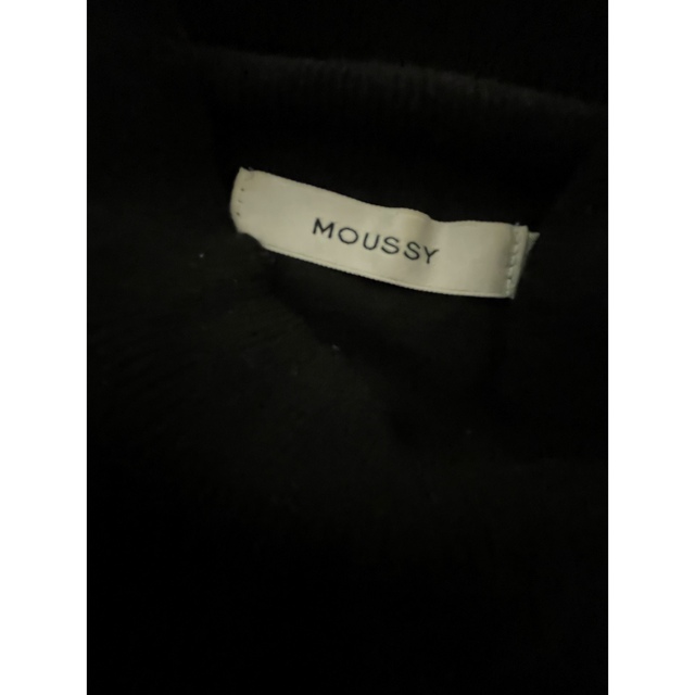 moussy(マウジー)のmoussy マウジー　タートルネック　黒 レディースのトップス(ニット/セーター)の商品写真