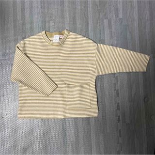 ザラキッズ(ZARA KIDS)のZARA ベイビー キッズ ストライプTシャツ ニット 104cm(Tシャツ/カットソー)