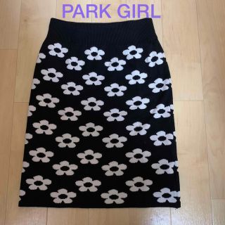 【PARK GIRL】ニット♡スカート ♡花柄(ミニスカート)