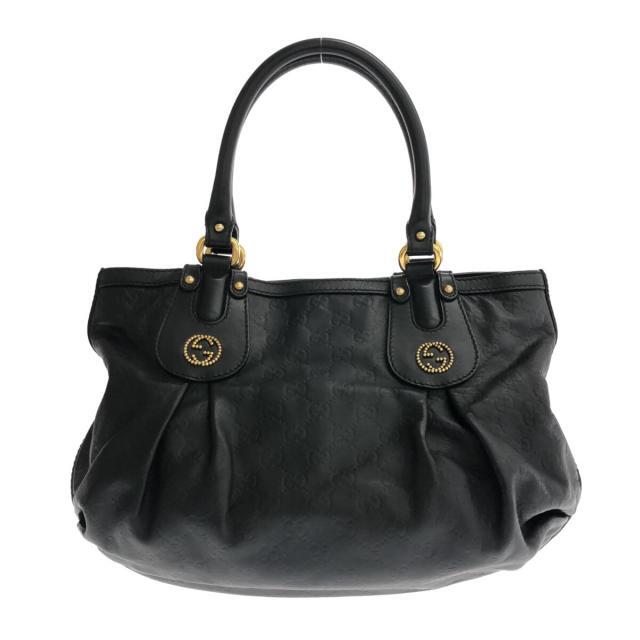 専門ショップ Gucci - グッチ トートバッグ 269953 黒 レザー トート