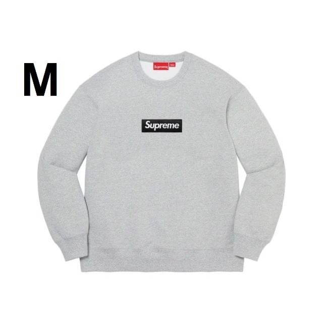 Supreme Box Logo Crewneck H.Greyトップス