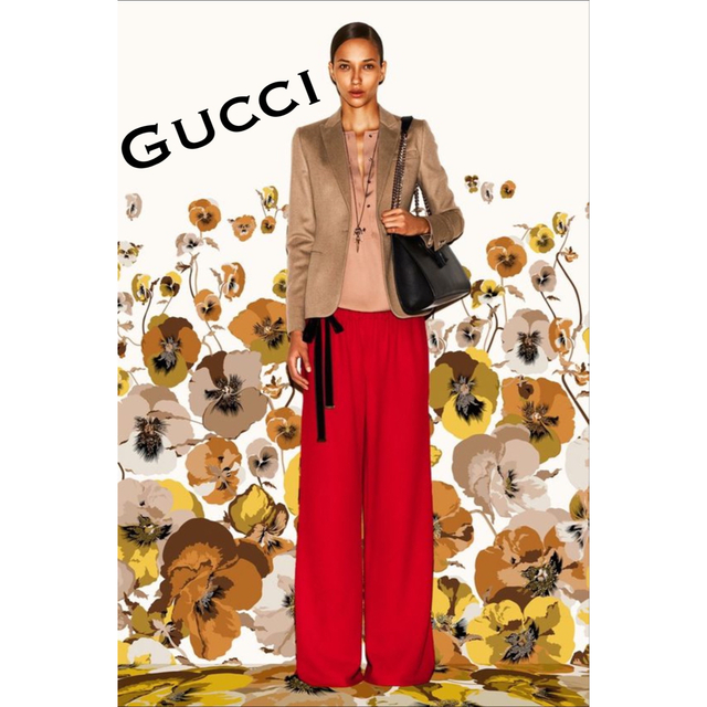 Gucci(グッチ)の2012.Fall美品■グッチ テーラードジャケット キャメル100% 秋冬 レディースのジャケット/アウター(テーラードジャケット)の商品写真