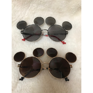 ディズニー(Disney)のディズニー　サングラス　ミッキー　眼鏡　ファッション用グラス(サングラス/メガネ)