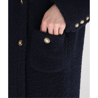 MUSE de Deuxieme Classe tweed Vネックコート
