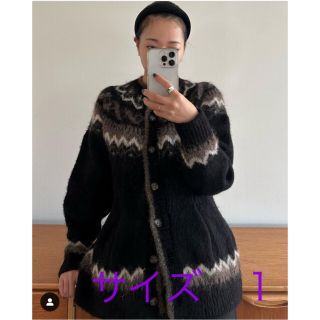 CLANE - CLANE NORDIC WEST SHAPE CARDIGAN サイズ1 の ...