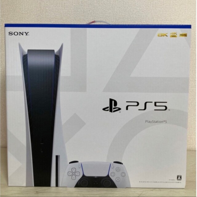 SONY(ソニー)の[新品未使用] PlayStation5(CFI-1200A01) エンタメ/ホビーのゲームソフト/ゲーム機本体(家庭用ゲーム機本体)の商品写真