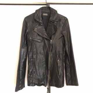 【完売品】moussy 本革ライダースジャケット【M】マウジー