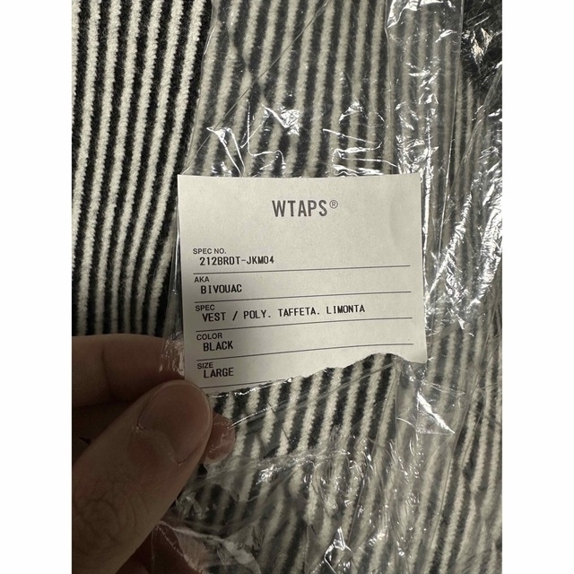 W)taps(ダブルタップス)のWTAPS BIVOUAC BLACK LARGE(03) メンズのジャケット/アウター(ダウンベスト)の商品写真