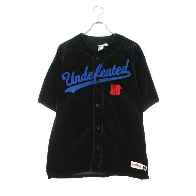 UNDEFEATED(アンディフィーテッド)のアンディフィーテッド CORD S/S BASEBALL JERSEY コーデュロイ ベースボール半袖シャツ メンズ M メンズのトップス(シャツ)の商品写真