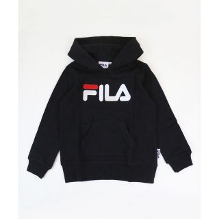 フィラ(FILA)の新品★FILA/フィラ 裏毛ロゴパーカー★黒110(Tシャツ/カットソー)