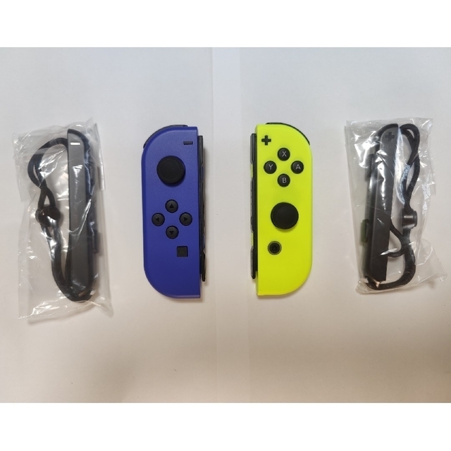 任天堂(ニンテンドウ)の早い者勝ちJoy-Con（L） ブルー/（R） ネオンイエロー エンタメ/ホビーのゲームソフト/ゲーム機本体(その他)の商品写真