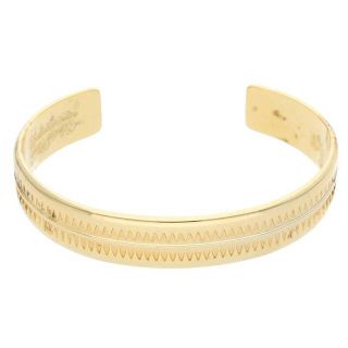 アンダーカバー(UNDERCOVER)のアンダーカバー GIZ BANGLE GOLD GIZ柄スタンプブレスレット メンズ(ブレスレット)