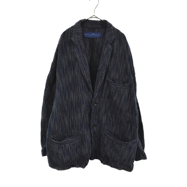 Porter Classic ポータークラシック 19AW KASURI CLASSIC JACKET 絣刺し子クラシックテーラードジャケット ネイビー