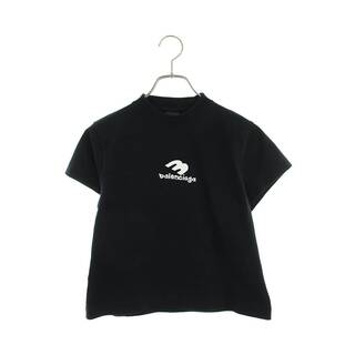 バレンシアガ(Balenciaga)のバレンシアガ 22SS 720533 TNVF1 フロントロゴTシャツ レディース XL(Tシャツ(半袖/袖なし))