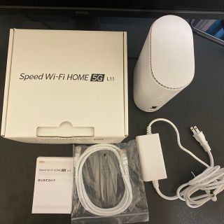 ゼットティーイー(ZTE)のSpeed Wi-Fi HOME 5G L11 ZTE(PC周辺機器)