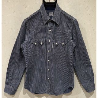 ハリウッドランチマーケット(HOLLYWOOD RANCH MARKET)の＊BLUE H.R.MARKET ウォバッシュ デニム シャツ 1/S(シャツ)