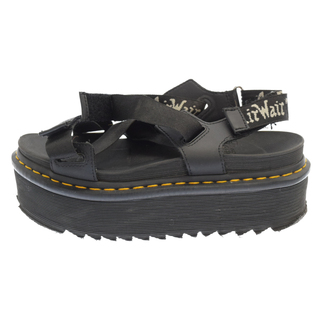 ドクターマーチン(Dr.Martens)のDr.Martens ドクターマーチン LOGO STRAP SPORT SANDAL AW004 SH12V ロゴストラップスポーツサンダル シャークソール厚底ストラップサンダル ブラック レディース(サンダル)