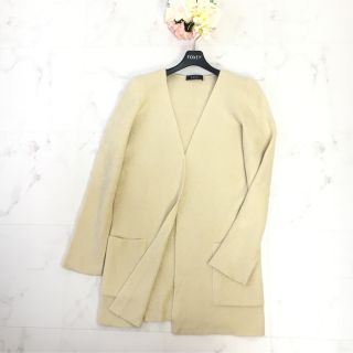 フォクシー(FOXEY)の美品　FOXEY フォクシー　カシミヤ 100% ロング　カーディガン(カーディガン)