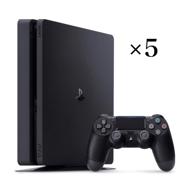 PlayStation 4 ジェット・ブラック 500GB 5台 ps4 | フリマアプリ ラクマ
